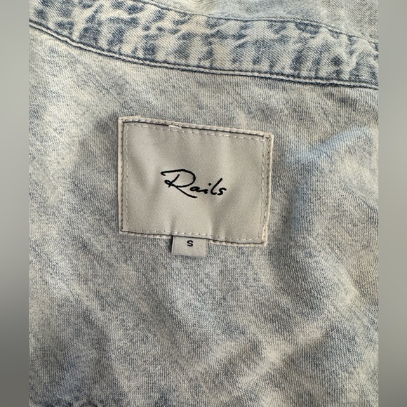Rails Denim Button Up Small - Picture 3 of 3